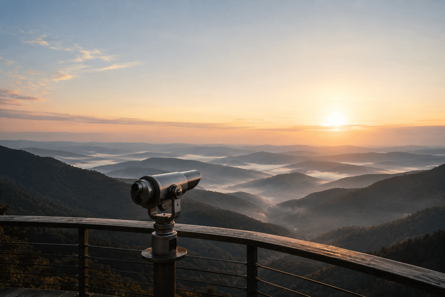 Weite Landschaft als Symbol für neue Perspektiven